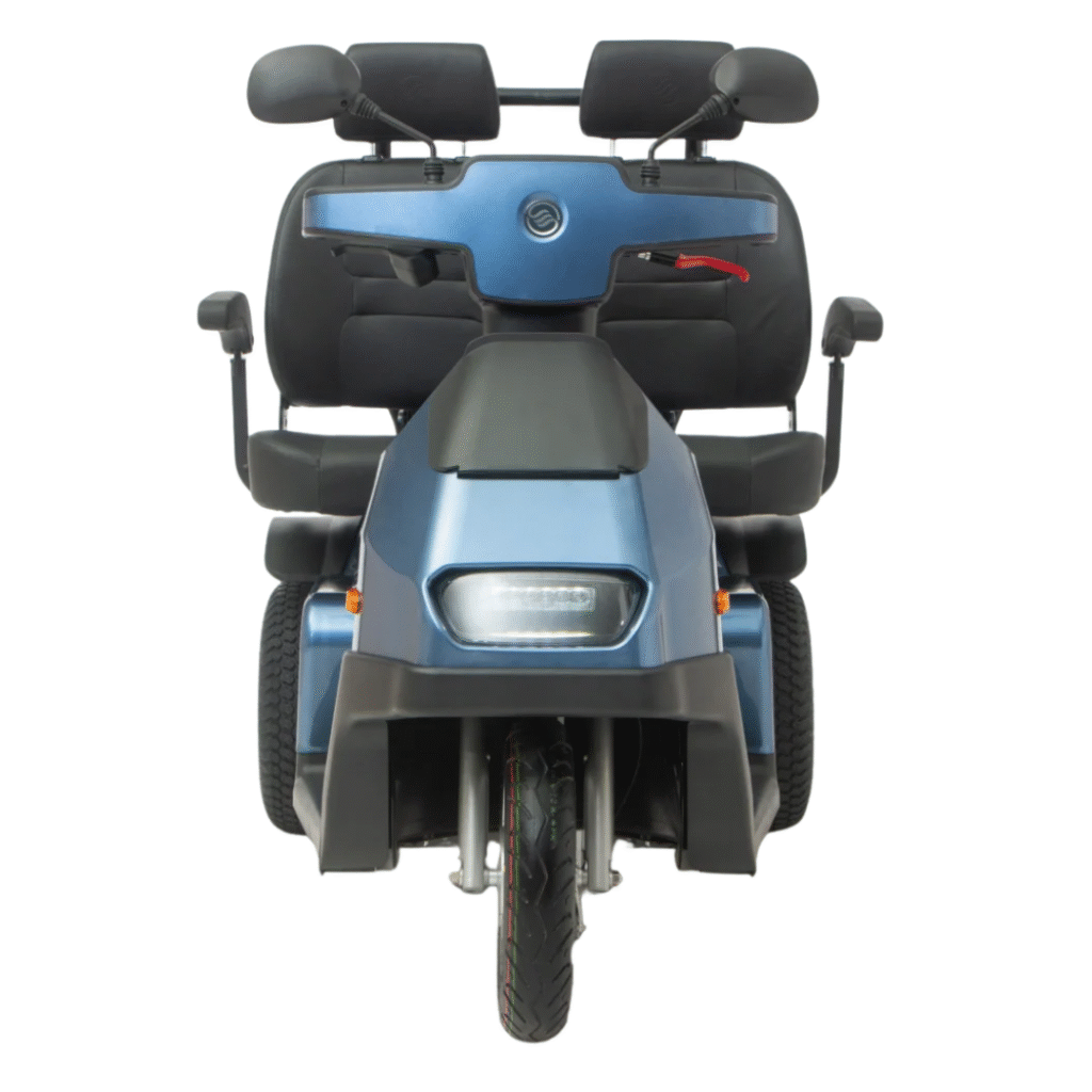 Afiscooter S3 2 Seater Color Blue Front View
