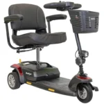 Red 2026 Merits Roadster S3 with black seat and front basket
