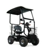 Cheetah Ninja canopy version mobility scooter front angle view