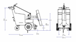 DJ Products CartCaddy5W dimensions drawing